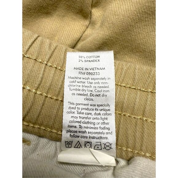 PacSun Men’s Large Jogger Pants Khaki Pull On Drawstring Casual Comfort - Picture 9 of 9